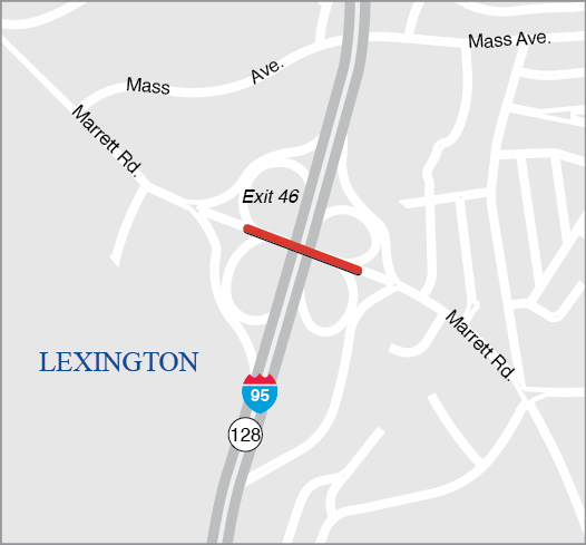 Lexington: Bridge Replacement, L-10-010, Route 2A (Marrett Road) over Interstate 95/Route 128 